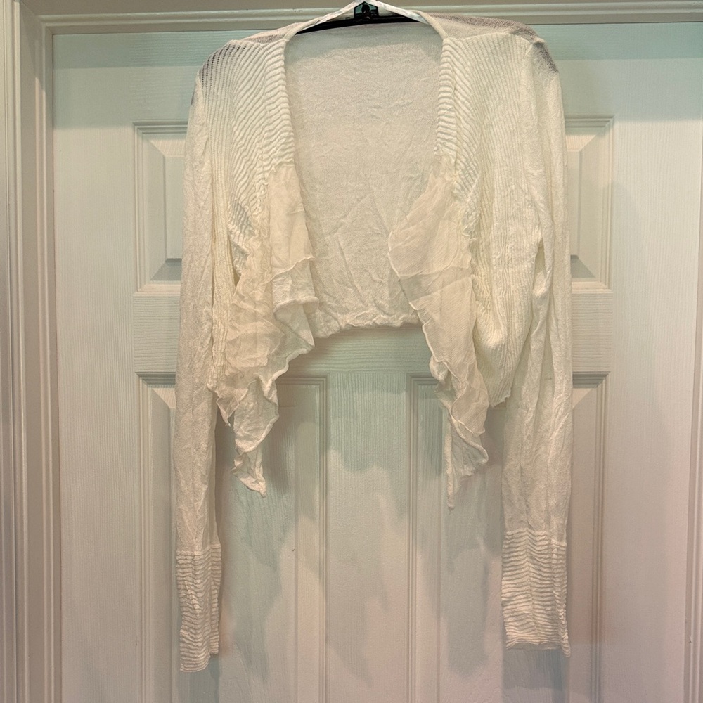 NWOT Beautiful Off white Shaw by Lauren Vidal Size Large